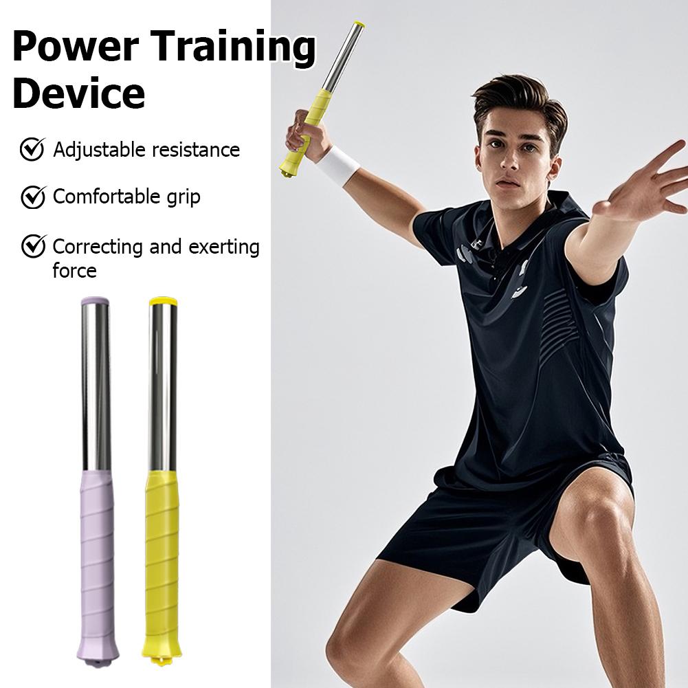 Badminton Forehand Backhand - バドミントンスイングトレーナー補正ツールフォアハンド＆バックハンドトレーニング補助器具バドミントンパワートレーナーN2w3