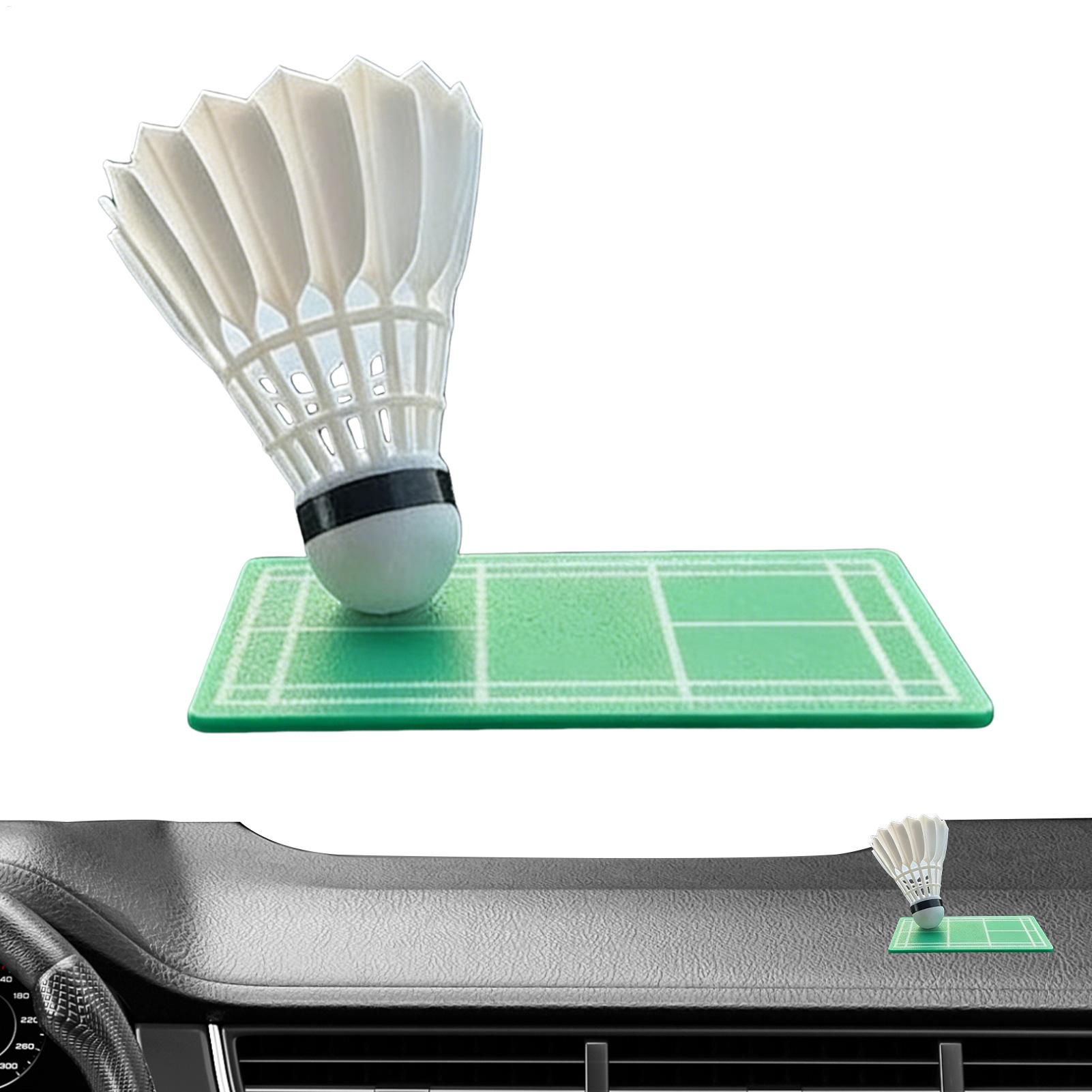 Badminton Shuttlecock - 車の装飾品ダッシュボード装飾用バドミントンシャトルコックモデルドロップバドミントンシャトルコックフィギュア車用車両用