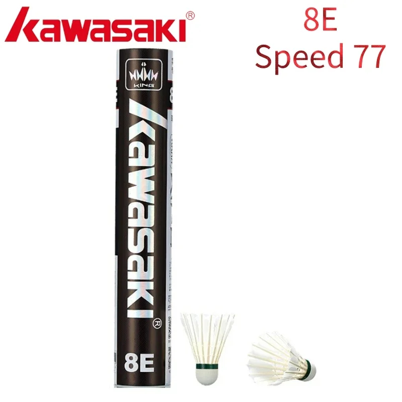 Badminton Event - カワサキ-フェザーシャトルコック8e、プロ、屋内トレーニング、バドミントンシャトル