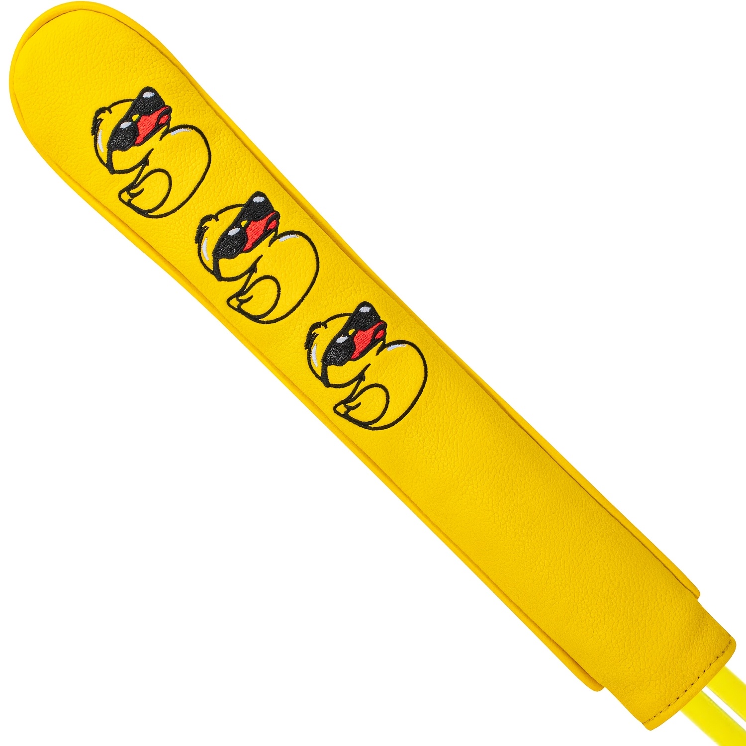 Badminton Club - 1個入りアヒル型ゴルフクラブヘッドカバー（方向指示棒付き）- 黄色の保護ヘッド、練習やトーナメントに最適