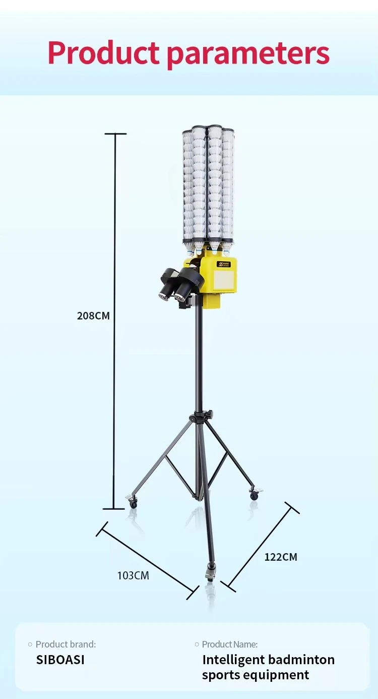 SIBOASI新製品 バドミントンシャトルコック射出機 バド - Badminton Shuttlecock のレビューと価格