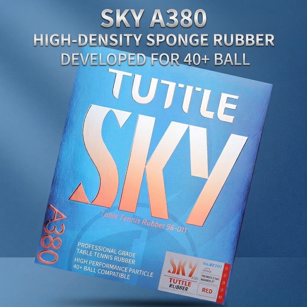 タトル卓球ラケットラバー、スカイ-A380卓球ラバー、高速攻 - Badminton Counter のレビューと価格