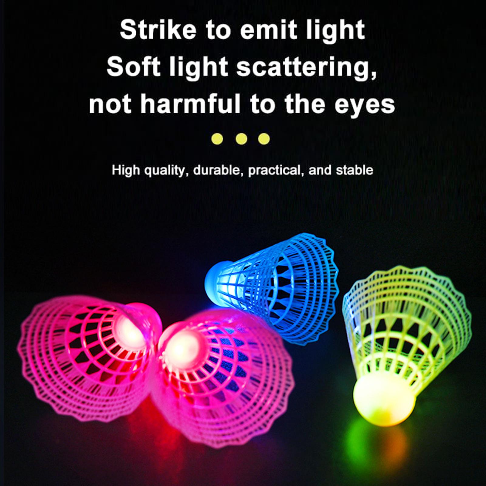 3 個 LED バドミントンボール光るライトアッププラスチッ - Badminton Event のレビューと価格