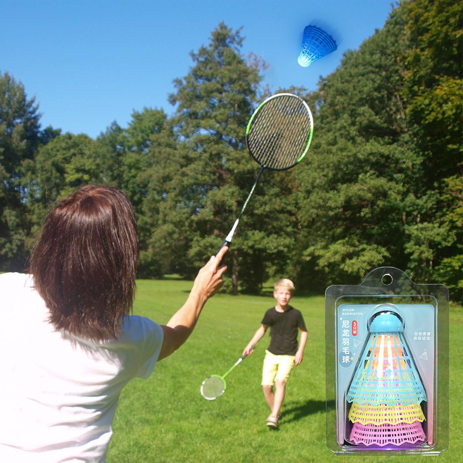 3 個 LED バドミントンボール光るライトアッププラスチッ - Badminton Event のレビューと価格