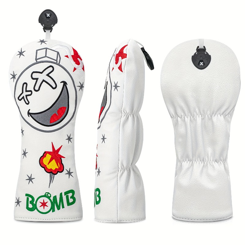 ゴルフクラブヘッドカバー - ホワイト、防塵性と耐久性に優れ - Badminton Club のレビューと価格