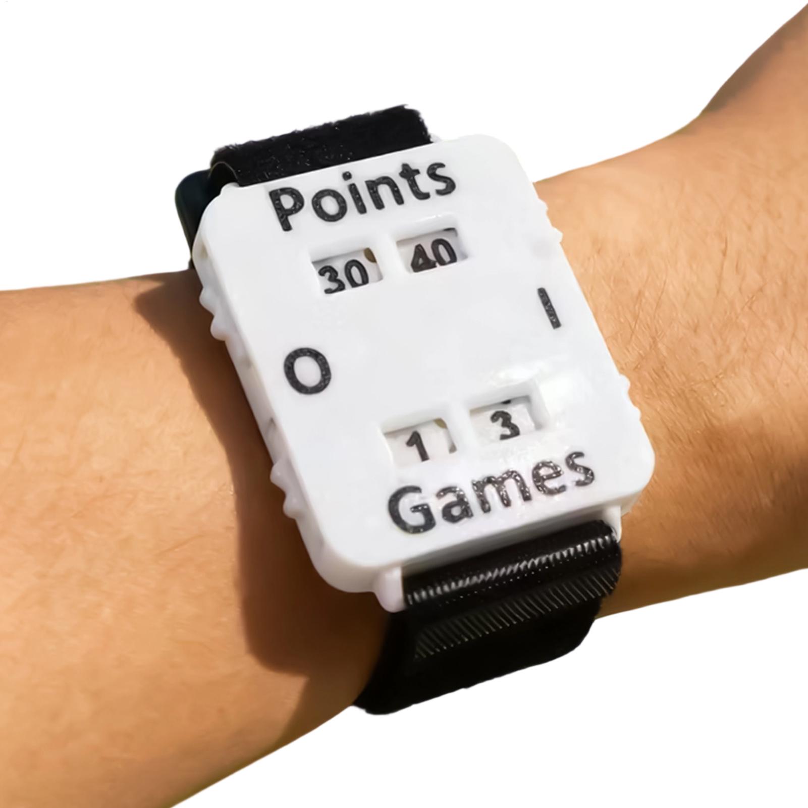 ポータブルクリケットテニスパデルスコアラーリストバンドインス - Badminton Counter のレビューと価格
