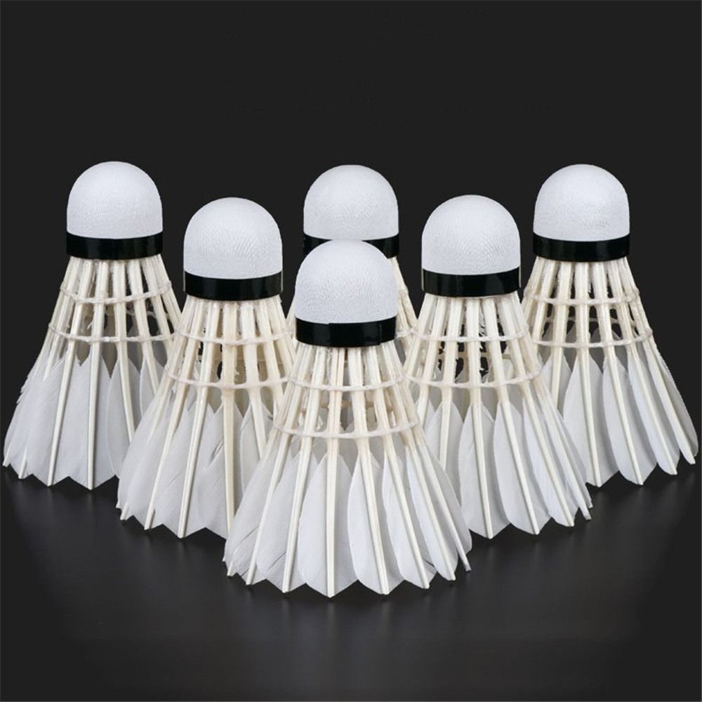 3/6/12 個新しい白バドミントン羽根プロフェッショナル耐 - Badminton Event のレビューと価格