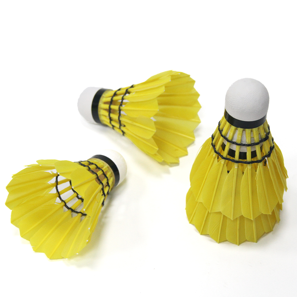 カラフルなカスタムトーナメントバドミントンシャトルコック、5 - Badminton Shuttlecock のレビューと価格