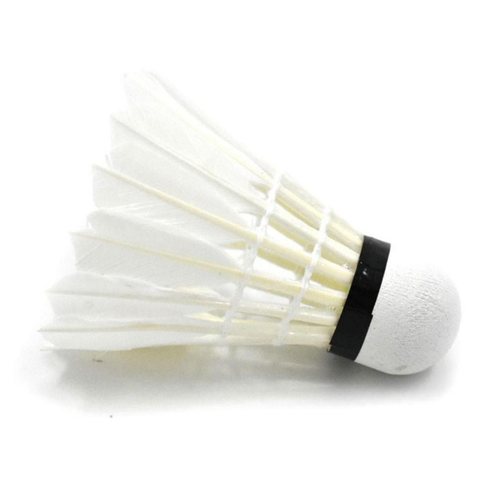 新しい白いガチョウの羽バドミントンシャトルコック耐久性のある - Badminton Event のレビューと価格